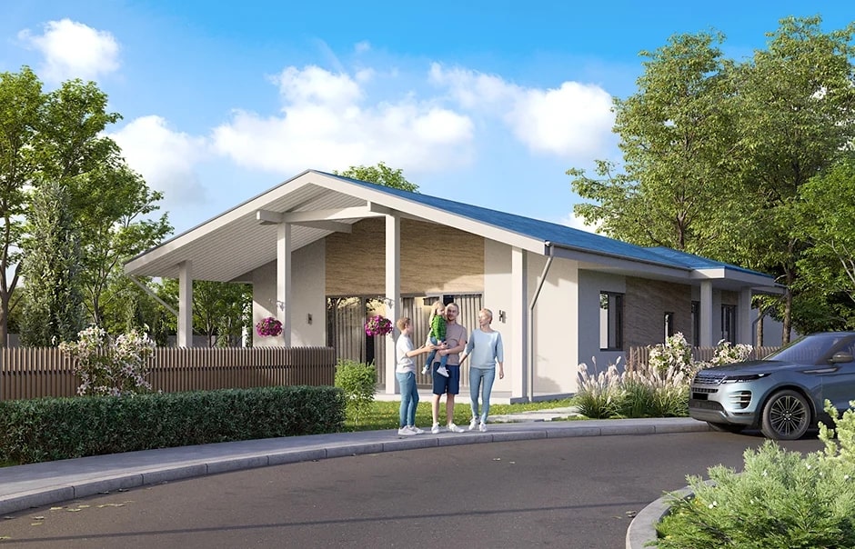 Лайт Парк: Готовые коттеджи на Истринском водохранилище.