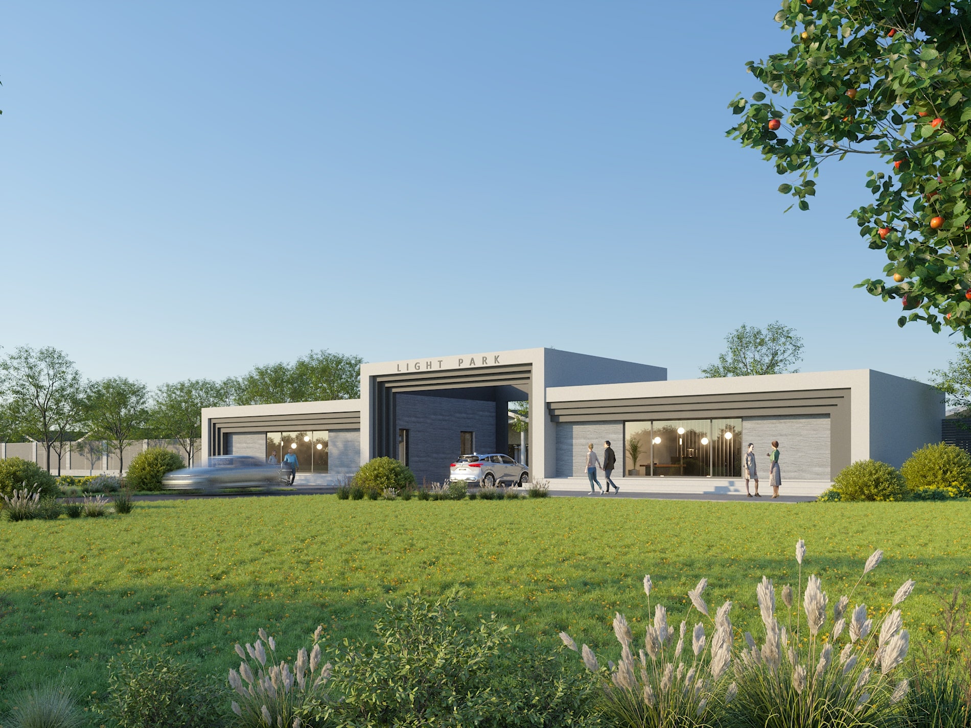 Въезд в Light Park