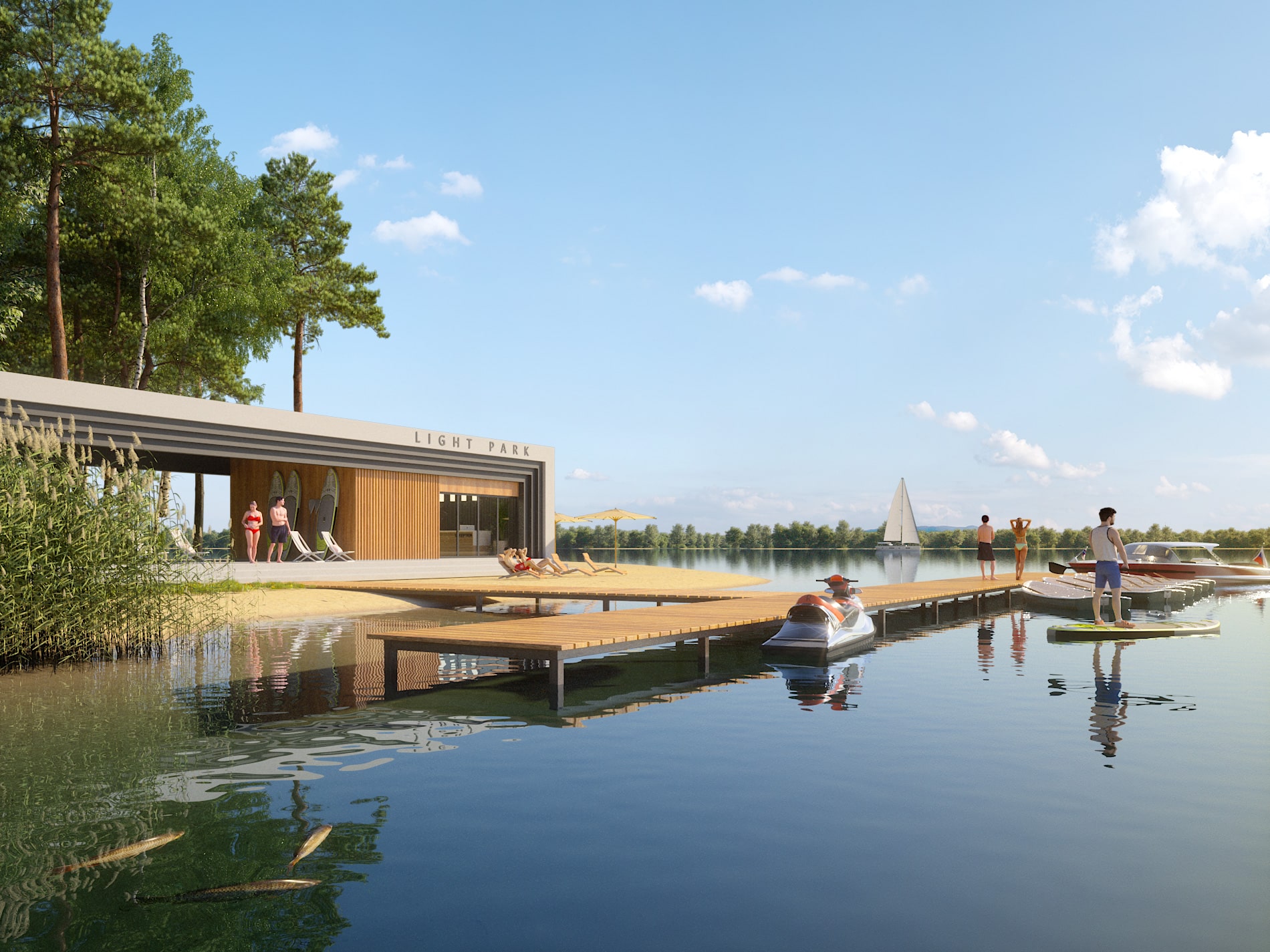 Лайт Парк: Готовые коттеджи на Истринском водохранилище.